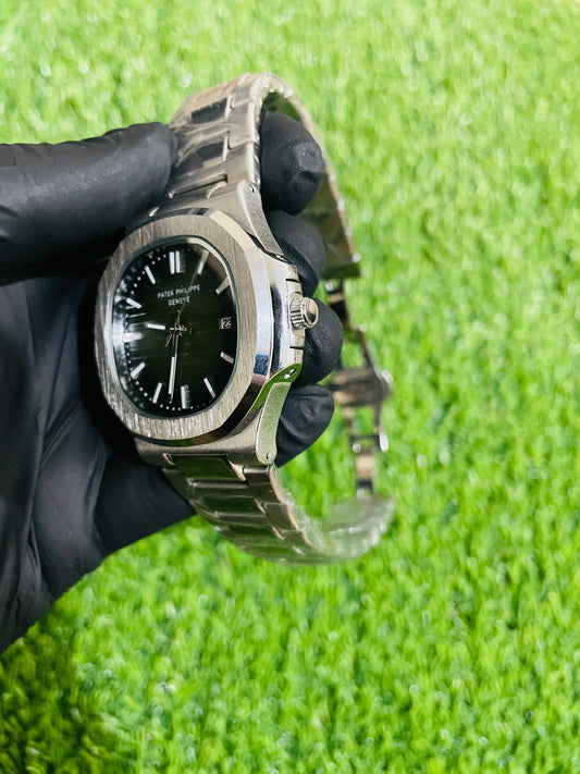 Patek Philippe men’s stainless steel watch