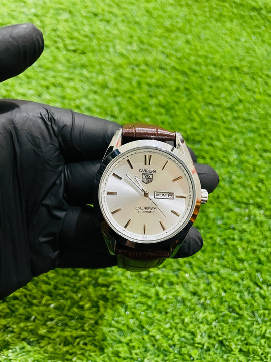 TAG Heuer Carrera Luxury Watch – Premium Chronograph With Genuine Leather Strap