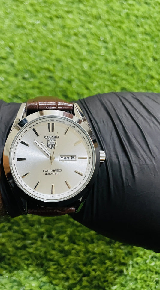 TAG Heuer Carrera Luxury Watch – Premium Chronograph With Genuine Leather Strap