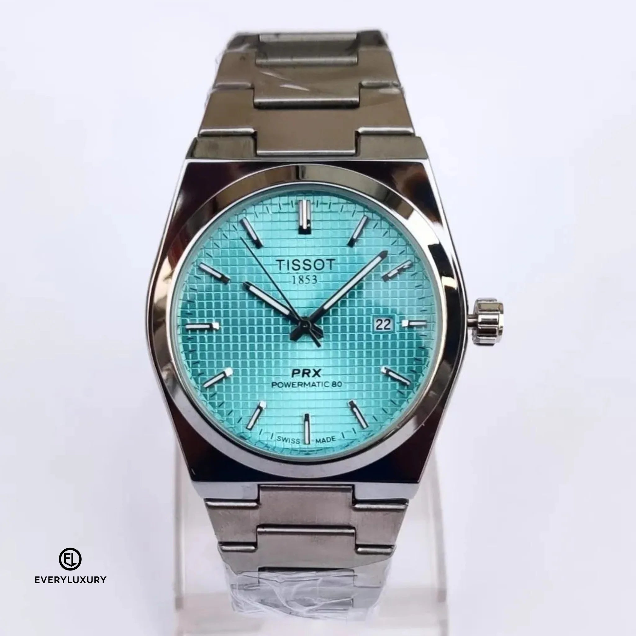 Tissot PRX 1853 Powermatic 80 Stainless Steel Watch for Men