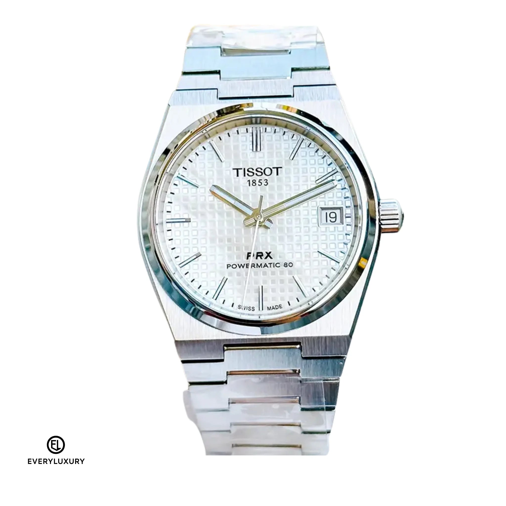 Tissot PRX 1853 Powermatic 80 Stainless Steel Watch for Men